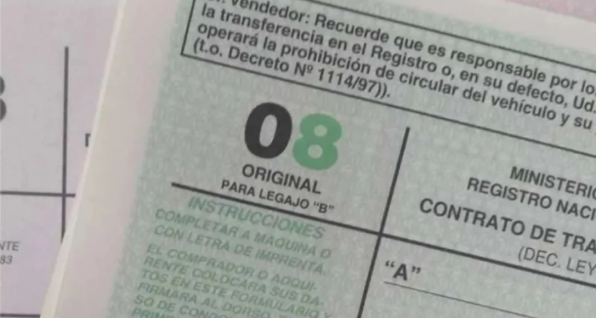 Registro Automotor: ahora se puede inscribir un auto en cualquier lugar y elegir qué impuestos pagar