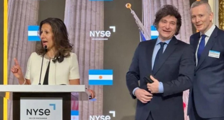 Milei, en Wall Street: 