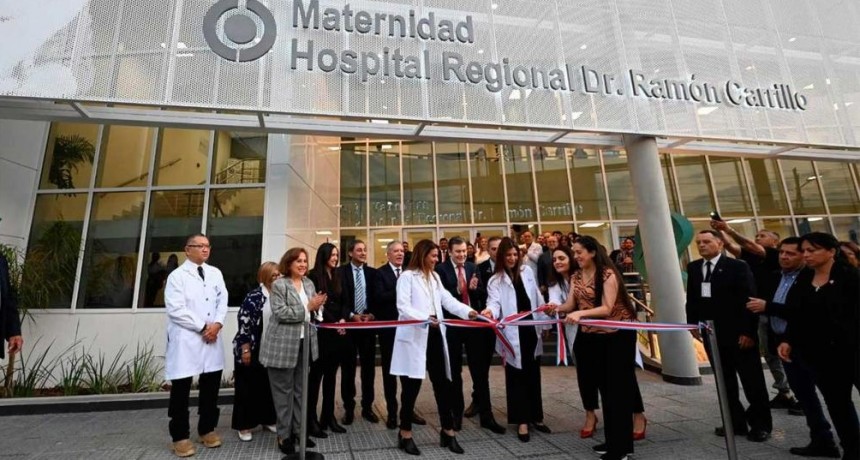 El gobernador Zamora inauguró la ampliación del servicio de maternidad en el Hospital Regional