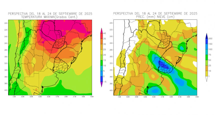 La primavera llega con focos de calor intenso y lluvias en gran parte del centro y este del país