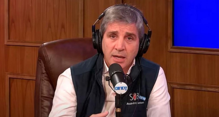 Luis Caputo: “Vamos a vender hasta el último dólar en el techo de la banda”