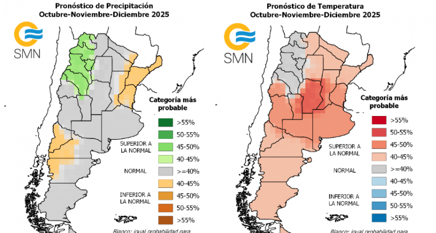 El último trimestre del año asoma con lluvias normales, pero fuertes calores