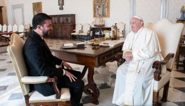 El papa Francisco recibió al secretario de Culto de Milei en el Vaticano