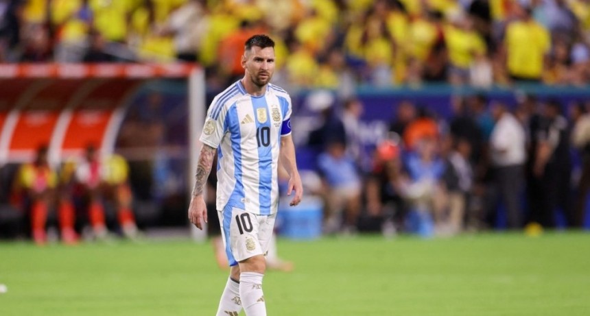 Messi llegó a la concentración de Argentina y está en 