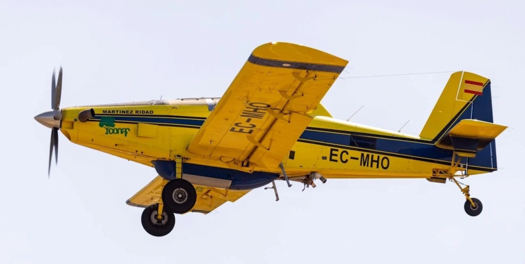 Santa Fe suma un avión hidrante para emergencias con el fuego