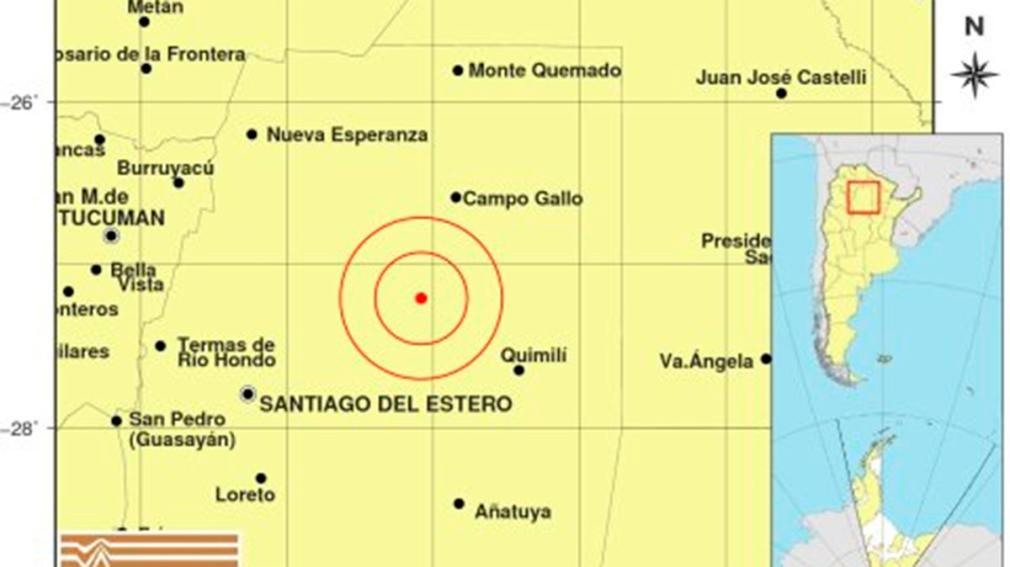 Un fuerte temblor de 4.2 grados sacudió a la provincia de Santiago del Estero