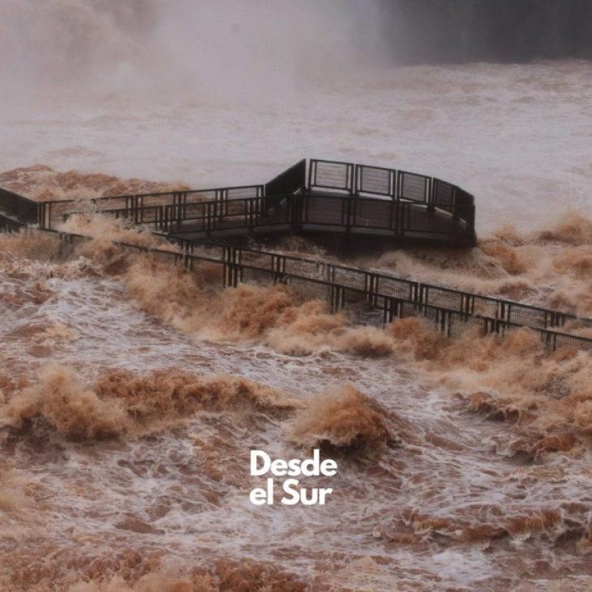 Crecida del río Iguazú: en Santa Fe creen que no generará problemas