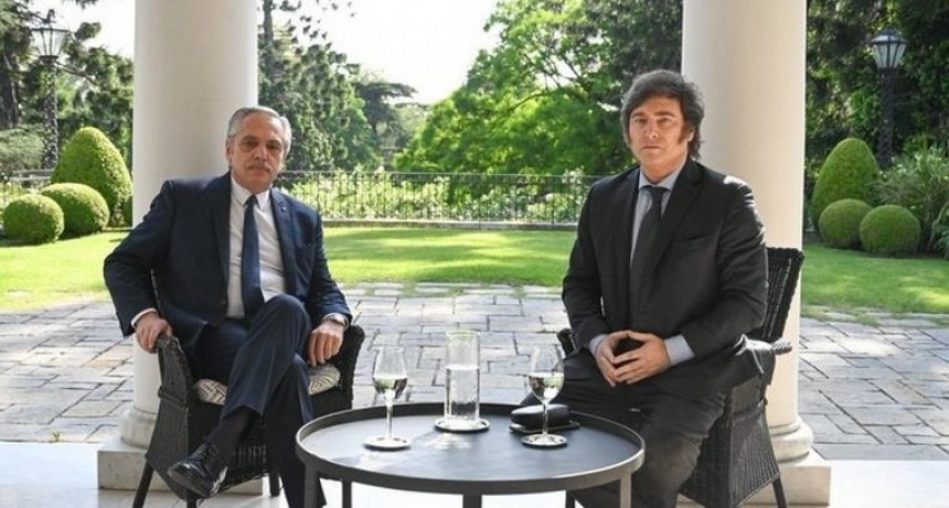 Comenzó la transición: la reunión entre Alberto Fernández y Milei fue 