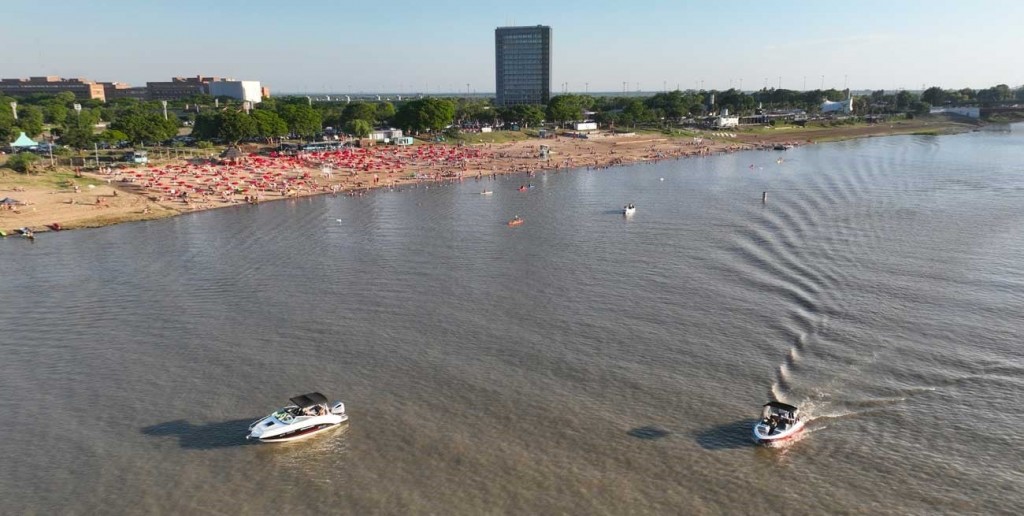 El verano comenzará en Santa Fe con el río Paraná bajo