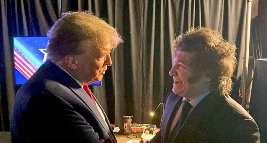 Javier Milei logró hablar con Donald Trump, antes de viajar a los Estados Unidos