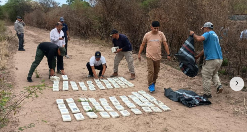 Detuvieron a los pilotos de la narcoavioneta y decomisaron 364 kilos de cocaína