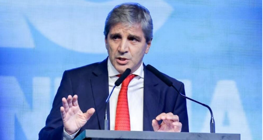 Luis Caputo ratificó las bandas cambiarias: 