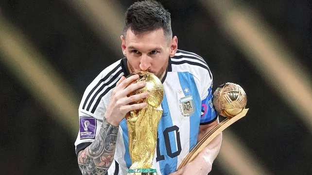 Messi se llevó el premio al mejor jugador del Mundial 