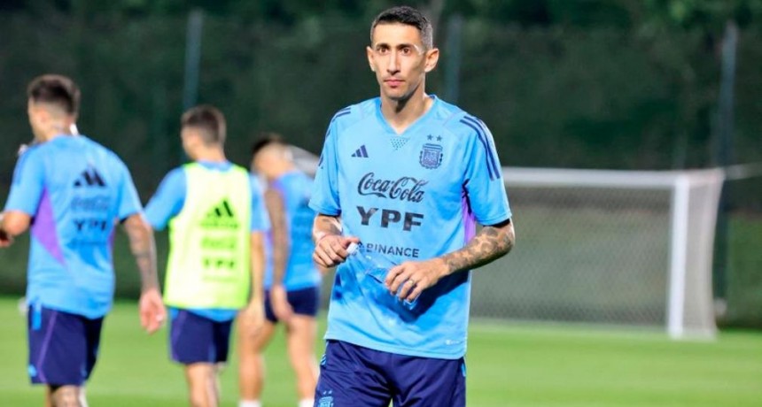 Di Mar&iacute;a se movi&oacute; a la par de sus compa&ntilde;eros: &iquest;llega al partido entre Argentina y Pa&iacute;ses Bajos?