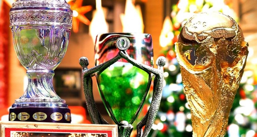 Los saludos navide&ntilde;os de los jugadores de la Selecci&oacute;n Argentina con la Copa del Mundo como protagonista