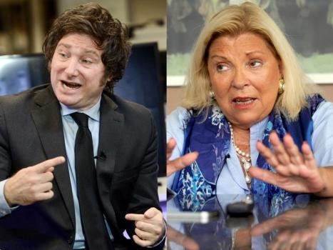 Javier Milei criticó a Elisa Carrió y desde la Coalición Cívica le respondieron con dureza