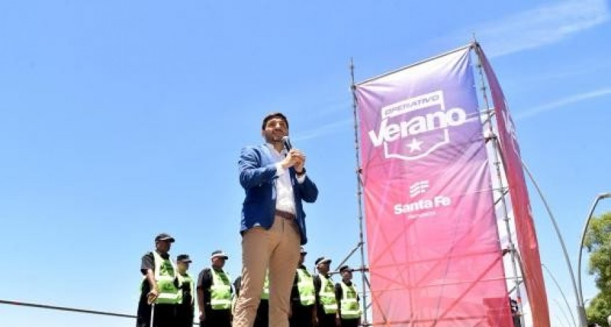 Operativo Verano: “Queremos que cada persona que elija Santa Fe en estas vacaciones, decida volver”, dijo Pullaro