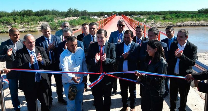 Zamora inauguró un nuevo puente sobre el río Saladillo: “Hemos hecho más que en toda la historia de Santiago”