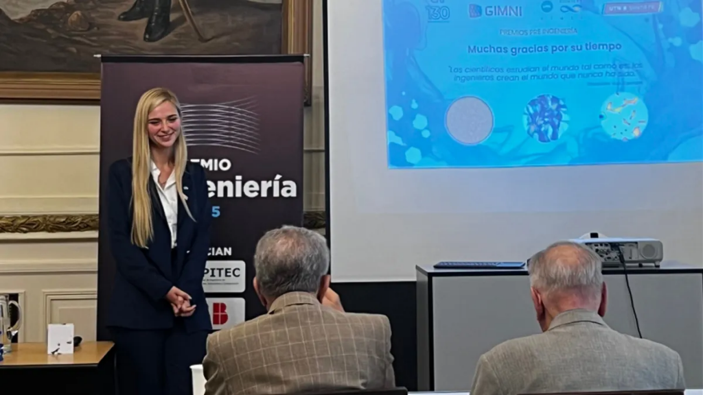 De Santa Fe al mundo: la estudiante de la UTN que diseñó un hormigón que puede cambiar las ciudades