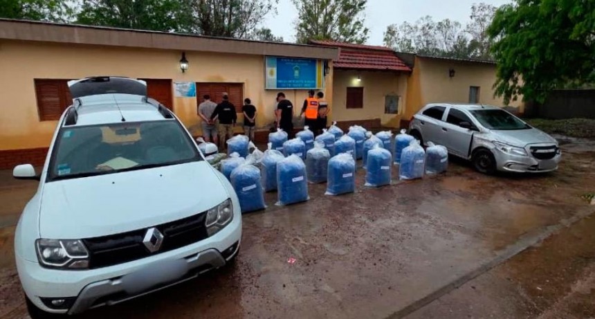 Operativo policial en el norte santiagueño: incautaron más de 500 kilos de hojas de coca