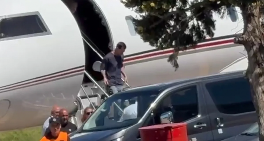 Lionel Messi en Santa Fe: así fue la llegada del astro al aeropuerto de Sauce Viejo