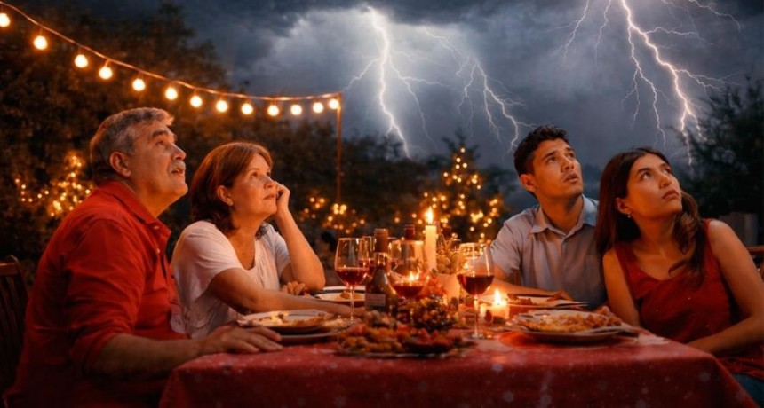 ¿Mesa adentro o mesa afuera? El tiempo pone en duda la Nochebuena en Santiago del Estero